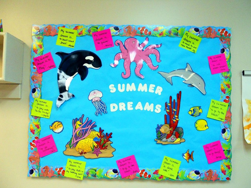 School Soft Board Decoration Ideas Home Ladder