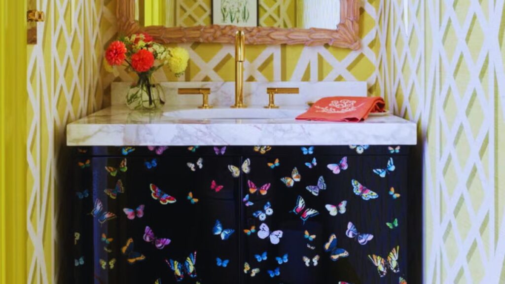 Home Decor, Powder Room, Theme, Maximalism, Stone