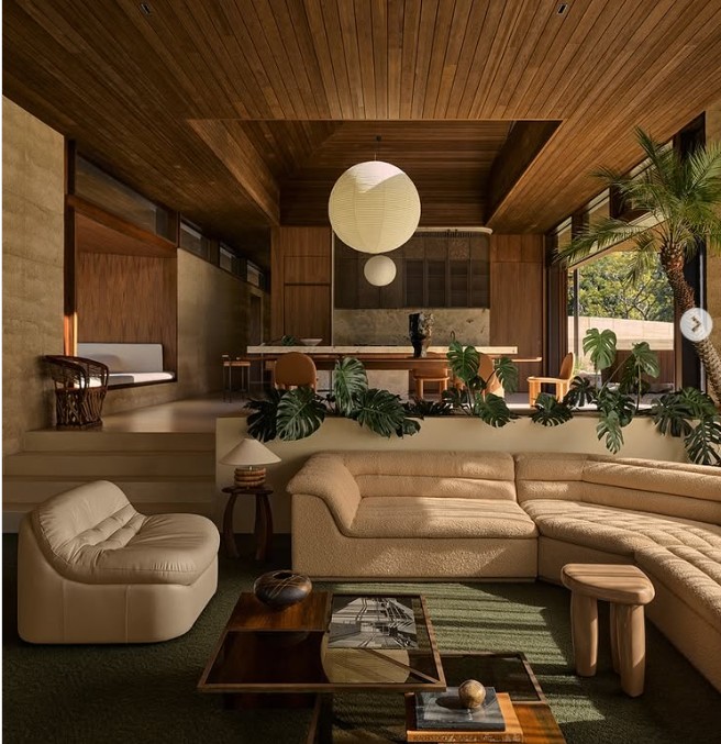 Soft Brutalism, Home Decor, Interior Designing, Lighting, Concrete, Nature, Muted Tone