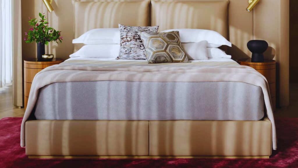 Bedroom, Makeover, Neutral, Texture, Velvet, Botanical, Trend