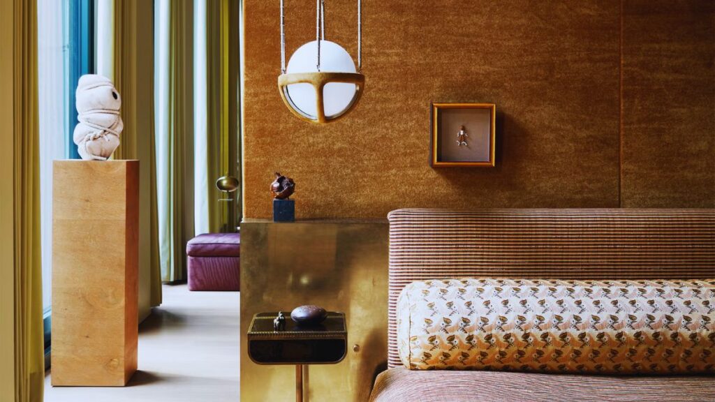 Bedroom, Makeover, Neutral, Texture, Velvet, Botanical, Trend