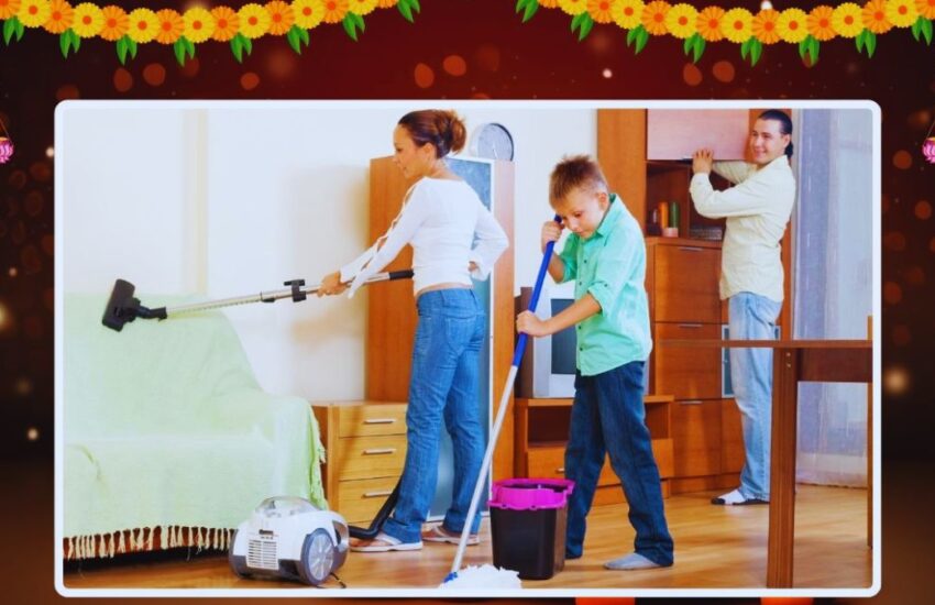 Dhanteras, Diwali, Festive, Cleaning, Conch, Bell, Declutter, Decorate